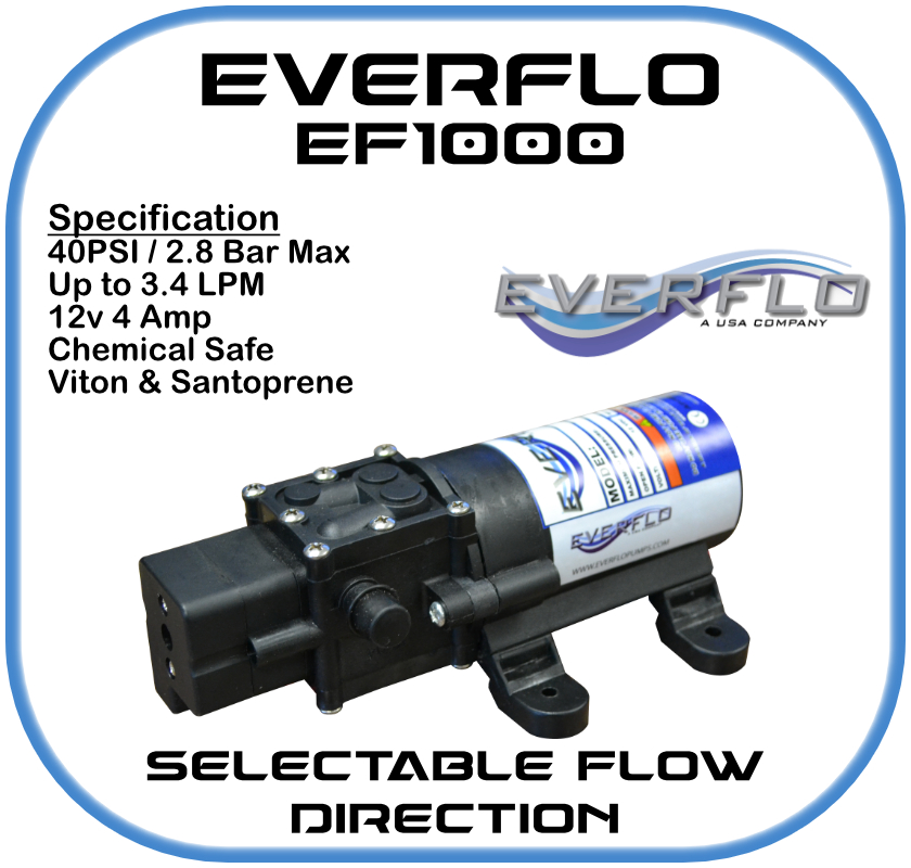 Everflo EF1000 Demand  Pump 12 Volt